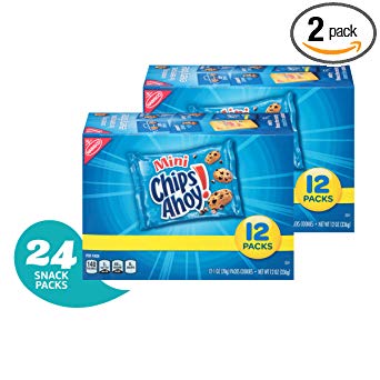 Chips Ahoy! Mini Chocolate Chip Cookies Snack Pack - 24 Individual Snack Pack