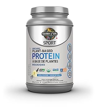 Garden Of Life Sport Organic Plant Based Protein, Vanilla, 806 Grams