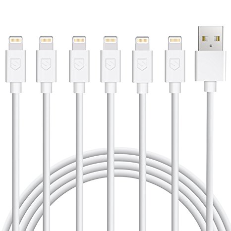 Sundix iPhone Charger, 6Pack 3FT Lightning Cable 8Pin Charging Cord Compatible with iPhone iPad