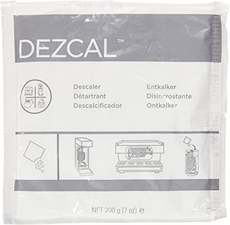 Urnex Dezcal Activated Scale Remover - 7 oz. packet of descaling powder