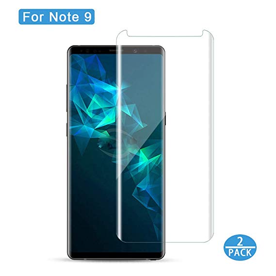 Galaxy Note 9 Screen Protector, COREFYCO Tempered Glass Screen Protector [Case Friendly] [HD Clear] [9H Hardness] [Anti-Bubble] for Samsung Note 9