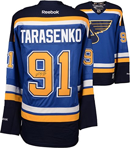 Vladimir Tarasenko St. Louis Blues Autographed Royal Blue Reebok Premier Jersey - Fanatics Authentic Certified