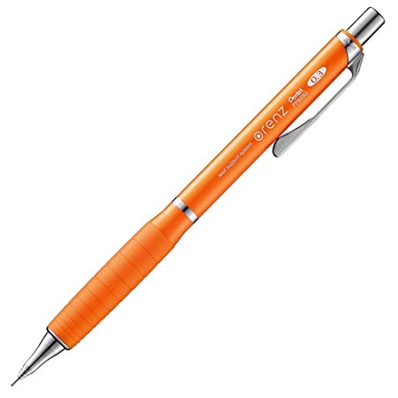 Pentel Mechanical Pencil Orenz with Rubber Grip 0.3mm, Orange Body (XPP603G-F)