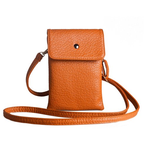 Women Soft Leather Crossbody Cellphone Purse Bag, Small Wallet with Shoulder Strap   Katloo Nail Clipper