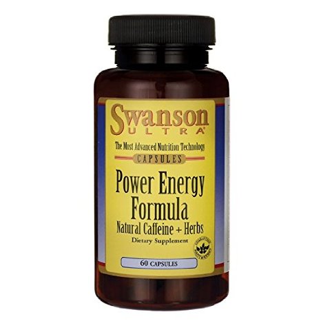 Swanson Power Energy Formula (Natural Caffeine   Herbs) 60 Caps