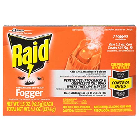 Raid Deep Reach Concentrated Fogger 3 Each