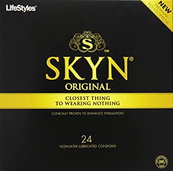 LifeStyles SKYN Polyisoprene Condoms, 24 Count