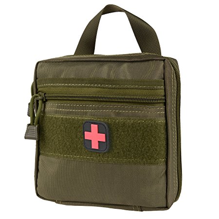 Medical Pouch - Compact Water-Resistant 1000D Molle Tactical EDC Utility EMT First Aid Bags