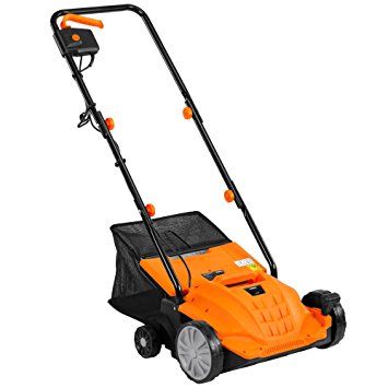 VonHaus 2 in 1 Electric Lawn Raker/Scarifier, Aerator 1500W with 4 Working Depths