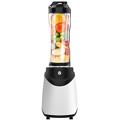 Vremi VRM010084N Electric-Personal-Size-Blenders, 20 oz, White/Black