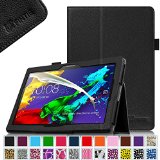 Fintie Lenovo Tab 2 A10 Case - Folio Fit Premium PU Leather Stand Cover with Auto SleepWake Feature for Lenovo Tab 2 A10-70 10-Inch Android Tablet Black