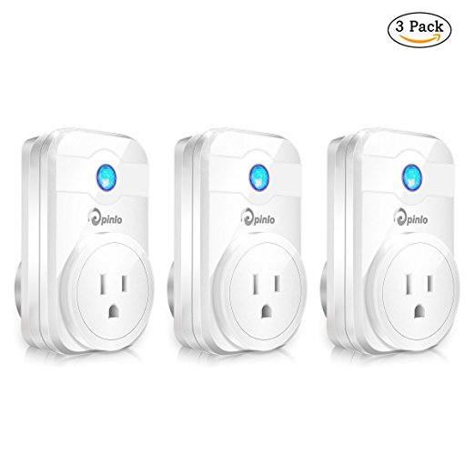 Smart Plug, Alexa Compatible Wifi App Controlled Outlet, Timing Function, Compatible with Alexa and Google Home, No Hub Required, Remote Controlled Appliances from Anywhere