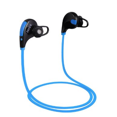 IFaxnn Bluetooth Headset, Bluetooth Earphones 4.1 Wireless Sport Stereo Headphones Earpiece for iPhone Samsung and Android Phones(Blue)