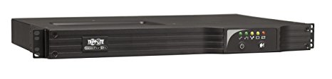 Tripp Lite 750VA Smart UPS Back Up, Sine Wave, AVR, 120V 600W Line-Interactive, 1U Rackmount, USB, DB9 Serial (SMART750RM1U)