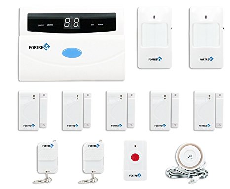 Fortress Security Store (TM) S02-A Wireless Home Security Alarm System DIY Kit with Auto Dial