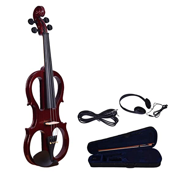 Kadence, Vivaldi 4/4 Electric Violin With Bow, Rosin, Hard Case VE100