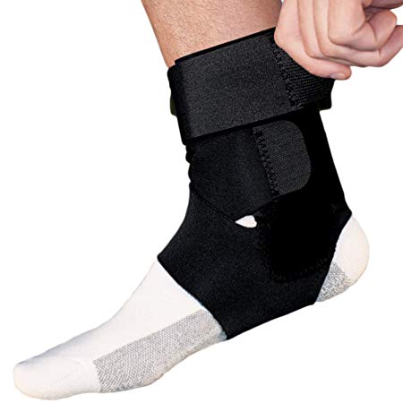 ACE Brand Sport Deluxe Ankle Stabilizer, America's Most Trusted Brand of Braces and Supports, Money Back Satisfaction Guarantee