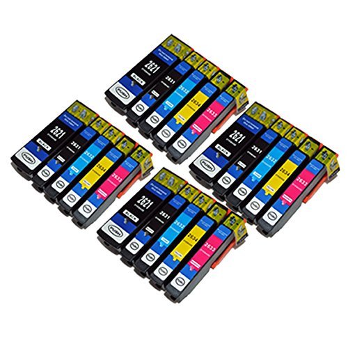 20 PerfectPrint Compatible Ink Cartridge Replace T2621 T2631 T2632 T2633 T2634 26XL For Epson Expression Premium XP-510 XP-520 XP-600 XP-605 XP-610 XP-615 XP-620 XP-625 XP-700 XP-710 XP-720 XP-800 XP-810 XP-820 Printers
