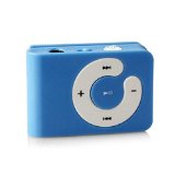 Sandistore 1-8GB Support Mini Clip MP3 Music Media Player USB Support Micro SD 1-8GB TF Card Blue