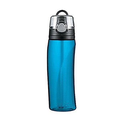 Thermos 24oz BPA Free Hydration Bottle with Meter, Teal