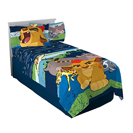 Disney Lion Guard All for One 3 Piece Twin Sheet Set