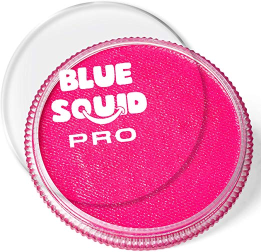 Blue Squid Pro Face Paint – Classic Pink (30gm), Superior Quality Professional Water Based Single Cake, Face & Body Makeup Supplies for Adults, Kids & SFX