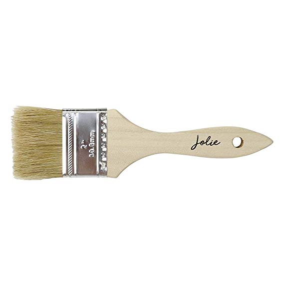 Jolie Chip Brush - for Dry Brushing, Feathering, and Other Painting Techniques - Paint Furniture, cabinets, and Home Accessories with Jolie Paint - Professional Quality (Chip Brush)