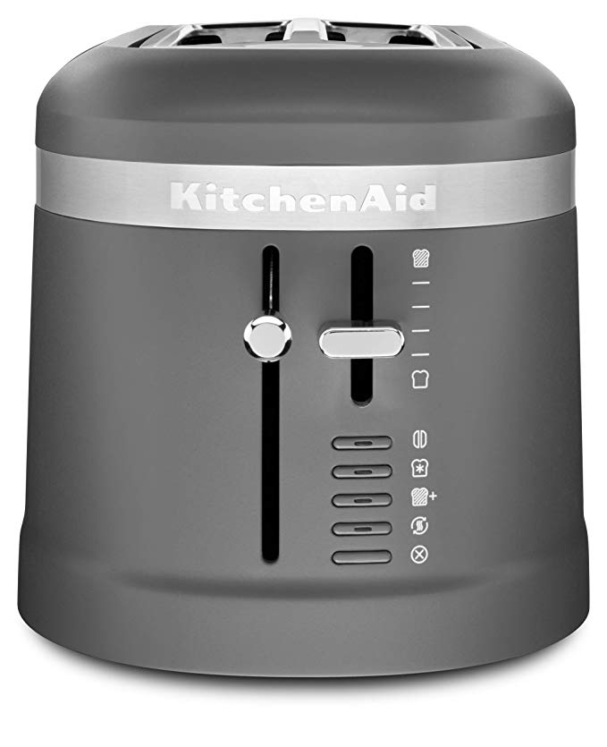 KitchenAid KMT5115DG Long Slot Toaster, 4 Slice, Matte Charcoal Grey