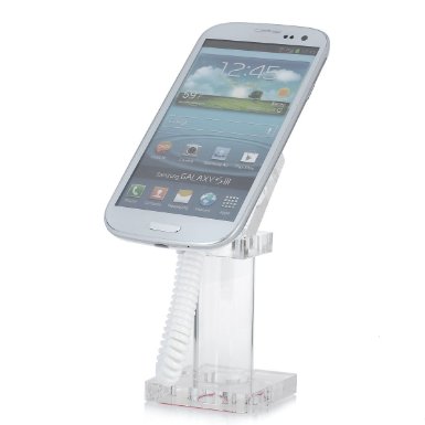 LANSONTECH Security Display Stand Holder Universal Mount Holder for Cell Phone Iphone 6 6plus 4g 4s 5 5s 5c HTC Samsung Galaxy S3 S4 S5