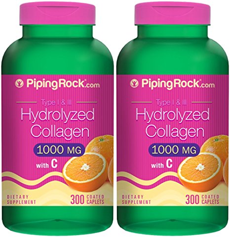 Hydrolyzed Collagen 1000 mg Type I & III 600 Caplets