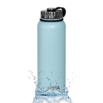 MIRA 40 oz or 18 oz Stainless Steel Vacuum Insulated Wide Mouth Water Bottle | Thermos Keeps Cold for 24 hours, Hot for 12 hours | Double Walled Powder Coated Travel Flask