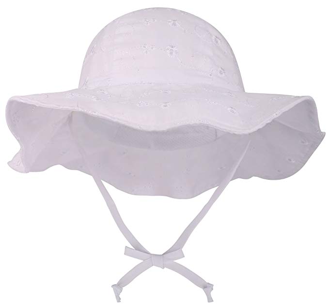 SimpliKids UPF 50  UV Ray Sun Protection Wide Brim Baby Sun Hat