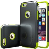 iPhone 6 case Caseology Sleek Armor Black  Lime Green Dual Layer Impact Resistant Shock Absorbent TPU Apple iPhone 6 case