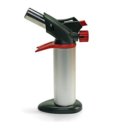 Professional Kitchen Torch - Creme Brulee Torch - Culinary Torch - Refillable Butane Cooking Torch
