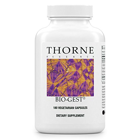 Thorne Research - Bio-Gest - Blend of Digestive Enzymes to Aid Digestion - 180 Capsules