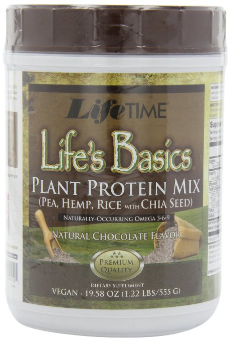 Lifetime Life's Basics Plant Protein Chocolate, 1.22-Pound