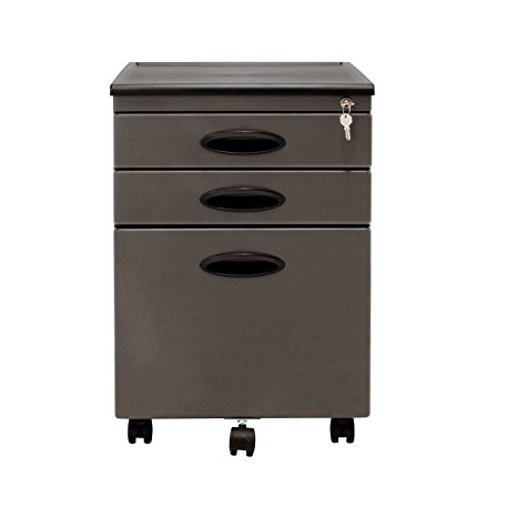 Calico Designs File Cabinet in Pewter 51101