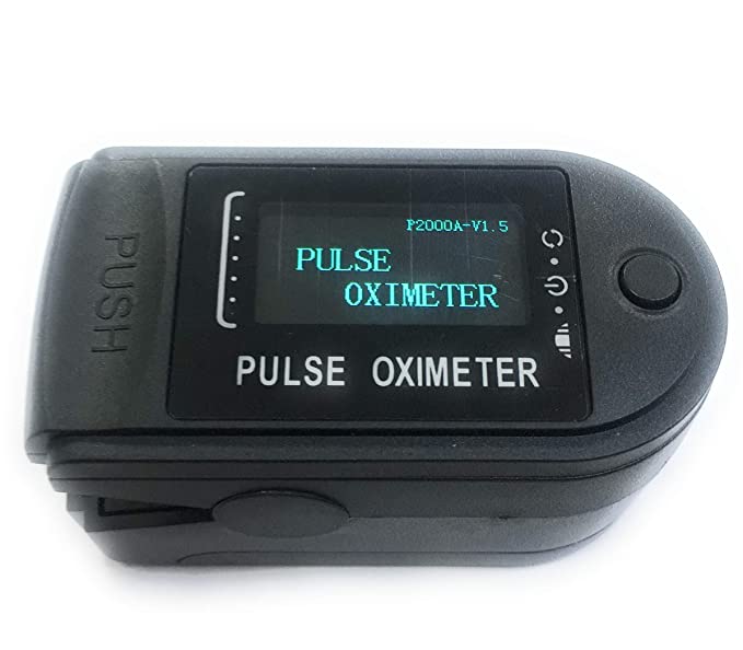 Portable Smart Oximeter Heart-rate Measurement Finger Sensor - Multicolor