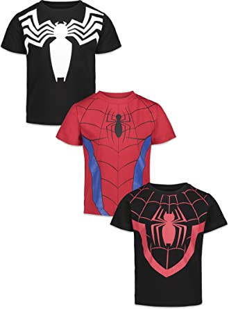 Marvel Avengers Spiderman 3 Pack T-Shirts