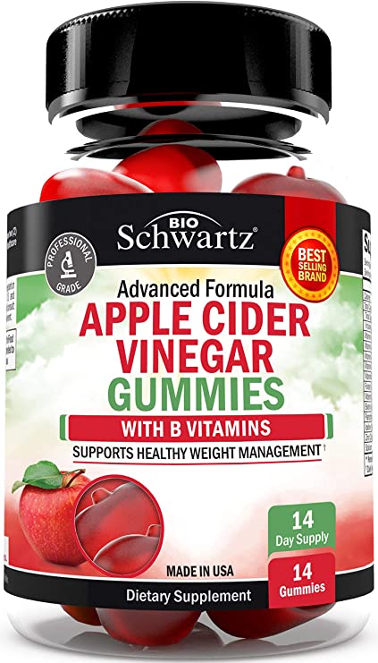 Vegan Apple Cider Vinegar Gummies 14 Servings