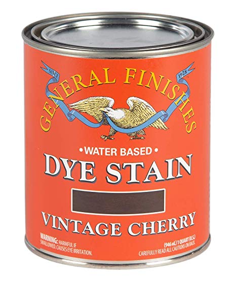 General Finishes Water Based Dye, 1 Quart, Vintage Cherry