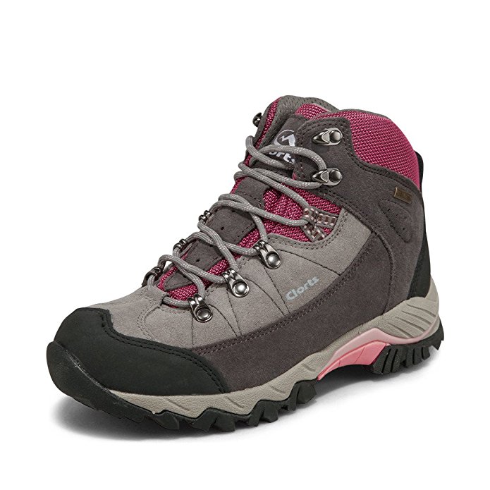 Clorts Women's Suede Uneebtex Waterproof Mid Hiking Boot Outdoor Backpacking Shoe 3B010