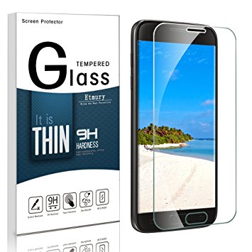Etmury Galaxy S7 Screen Protector,9H Tempered Glass Screen Protector,Anti-Scratch Tempered Glass Screen Protector Display Film for Samsung Galaxy S7