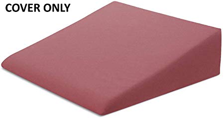Xtreme Comforts Bed Wedge Pillow Case - Microfiber Cover Designed to Fit Our (27 'x 25" x 7") Bed Wedge Pillow (Rose)