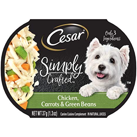 Cesar Simply Crafted Wet Dog Food – 1.3Oz Trays (Pack Of 10)