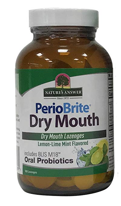 Nature's Answer Periobrite Dry Mouth Lozenges, 100 Count