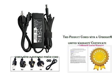 Ac Adapter Laptop Charger for Inspiron, XPS , Studio, Latitude, Vostro, P/n Pa-10 Pa10 90w 90 Watt Portable Charger for Laptop Notebook Computer Battery Charger Power Supply Cord Plug