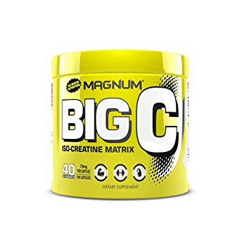 Magnum Nutraceuticals Big C - 200 Capsules - All Natural Creatine - Build Lean Muscle - Increase Strength - Reduce Recovery Time - No Water Retention