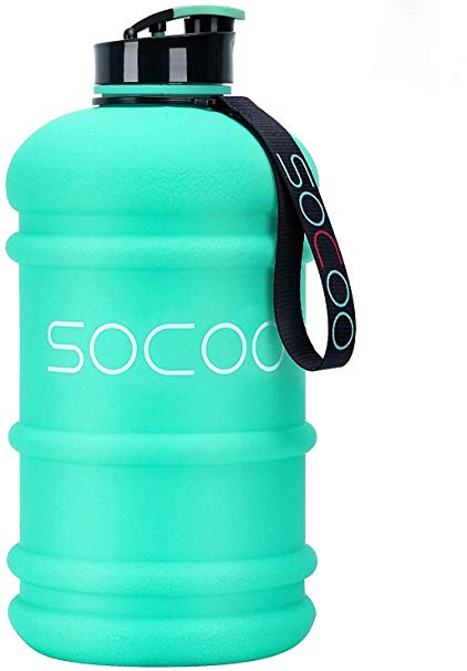 Wetry Water Bottle 2.2L Big Workout Gallon Jug Leak Proof for Sports Hiking Gym Outdoor