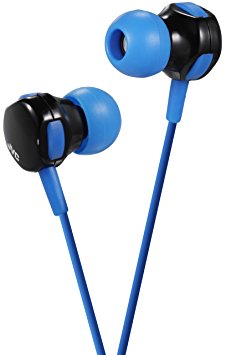 JVC 2-Way Listening Style In-Ear Audio Headphones - Blue/Black